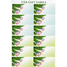 USA Gift Labels 